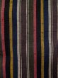 Photo5: Mint L0414G Vintage Japanese Kimono Grayish  Multi Color HANHABA OBI half width sash Stripes Cotton. (5)