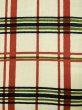 Photo4: L0414K Vintage Japanese Kimono   Off White HANHABA OBI half width sash Plaid Checks Cotton. (4)