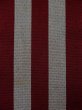 Photo3: L0414M Vintage Japanese Kimono Light  Gray HANHABA OBI half width sash Stripes Silk. (3)