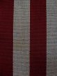 Photo5: L0414M Vintage Japanese Kimono Light  Gray HANHABA OBI half width sash Stripes Silk. (5)