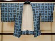 Photo1: L0420C Used Japanese womenPale Grayish Blue HAORI short jacket / Silk. Abstract pattern   (Grade B) (1)
