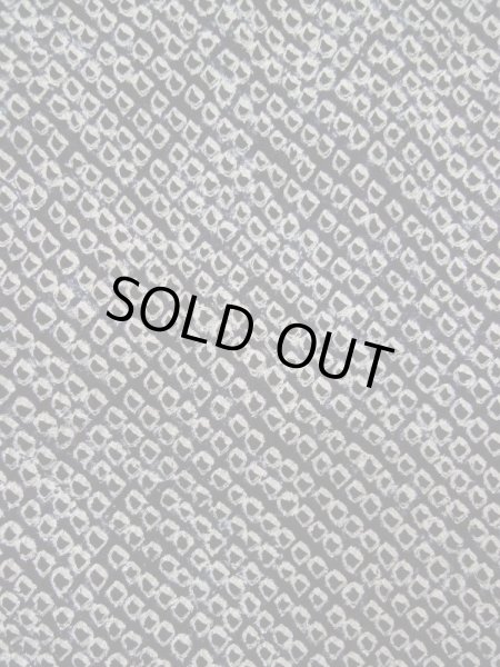 Photo6: Mint L0420O Used Japanese women  Black HAORI short jacket / Silk. Dapple pattern   (Grade A) (6)