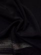 Photo14: L0420Q Used Japanese women  Black HAORI short jacket / Silk. Line,   (Grade D) (14)