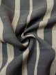 Photo11: L0420S Used Japanese womenDark Bluish Gray HAORI short jacket / Silk. Plaid Checks   (Grade C) (11)
