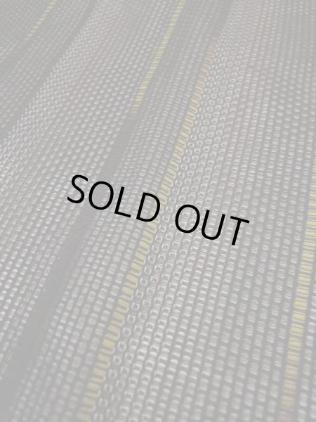 Photo8: L0421I Used Japanese womenDark  Brown DOCHUGI outer coat / Synthetic. Gradation,   (Grade A) (8)