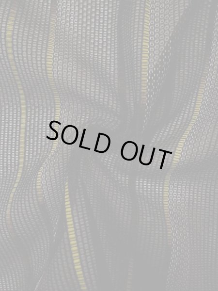 Photo10: L0421I Used Japanese womenDark  Brown DOCHUGI outer coat / Synthetic. Gradation,   (Grade A) (10)