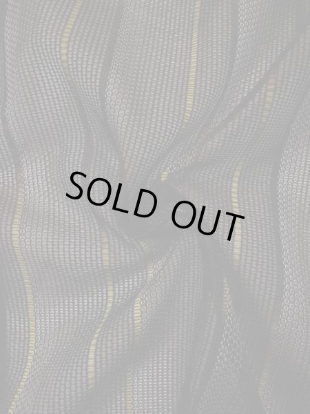 Photo11: L0421I Used Japanese womenDark  Brown DOCHUGI outer coat / Synthetic. Gradation,   (Grade A) (11)