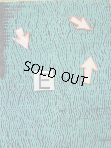 Photo20: L0421T Used Japanese womenLight Greenish Teal MICHIYUKI outer coat / Silk. Arabesque vine, There are other damages  (Grade D) (20)