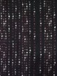 Photo5: L0426B Used Japanese women  Black KOMON dyed / Silk. Dot,   (Grade D) (5)