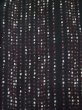 Photo6: L0426B Used Japanese women  Black KOMON dyed / Silk. Dot,   (Grade D) (6)