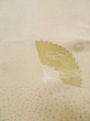 Photo6: L0426G Used Japanese womenGrayish  Ivory TSUKESAGE formal / Silk. UME plum bloom,   (Grade B) (6)