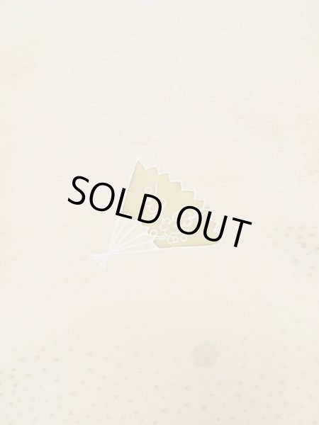 Photo8: L0426G Used Japanese womenGrayish  Ivory TSUKESAGE formal / Silk. UME plum bloom,   (Grade B) (8)