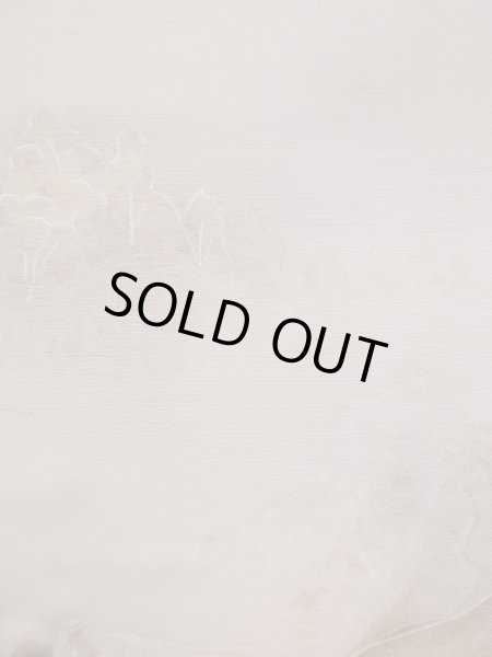 Photo9: L0426P Used Japanese womenPale Grayish Pink KOMON dyed / Silk. Tree,   (Grade C) (9)