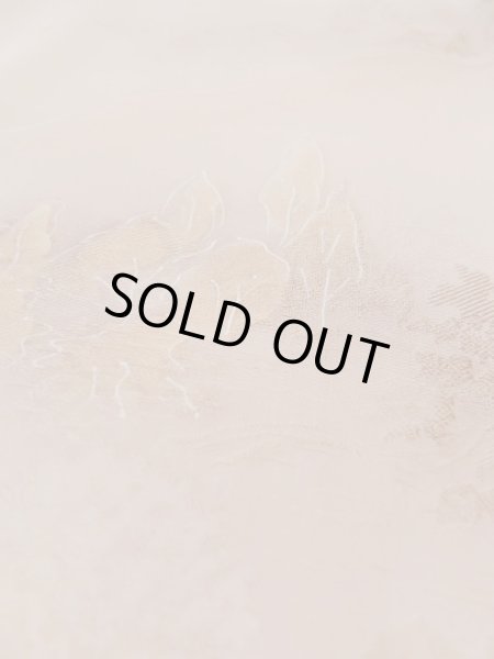 Photo11: L0426P Used Japanese womenPale Grayish Pink KOMON dyed / Silk. Tree,   (Grade C) (11)