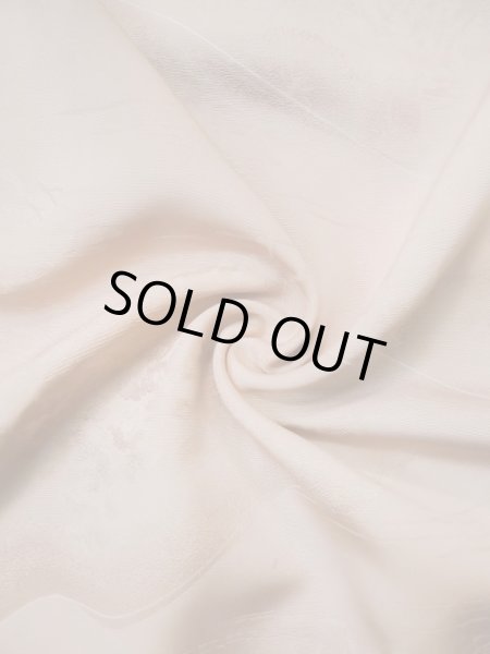 Photo13: L0426P Used Japanese womenPale Grayish Pink KOMON dyed / Silk. Tree,   (Grade C) (13)