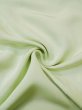Photo13: L0426T Used Japanese womenPale Light Yellowish Green IROMUJI plain colored / Silk.  There is a hole in the lining.  (Grade D) (13)