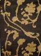 Photo3: Mint L0427Q Vintage Japanese Kimono Brown NAGOYA OBI sash Chinese flower Silk. (3)