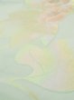 Photo10: L0427R Vintage Japanese Kimono Pale Light Teal NAGOYA OBI sash Flower Silk. (10)
