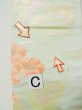 Photo16: L0427R Vintage Japanese Kimono Pale Light Teal NAGOYA OBI sash Flower Silk. (16)