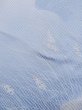 Photo7: L0511A Used Japanese womenPale Light Wisteria HOUMONGI formal / Silk. Tall grass,   (Grade C) (7)