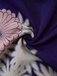 Photo13: L0511M Used Japanese womenVivid Reddish Purple HOUMONGI formal / Silk. Flower,   (Grade C) (13)