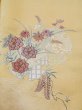Photo7: Mint L0511O Used Japanese womenYellowish  Ivory HOUMONGI formal / Silk. Flower,   (Grade A) (7)