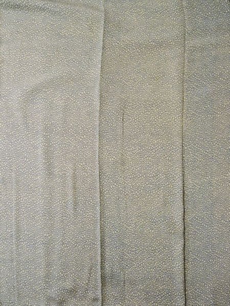 Photo5: L0511T Used Japanese womenPale Grayish Light Blue HOUMONGI formal / Silk. Dot,   (Grade C) (5)