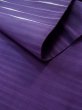 Photo11: L0512N Vintage Japanese Kimono Dark  Wisteria NAGOYA OBI sash Line Silk. (11)