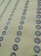 Photo6: L0518D Vintage Japanese Kimono Grayish Greenish Ivory FUKURO NAGOYA Obi Flower Silk. (6)