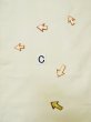 Photo13: L0518N Vintage Japanese Kimono   Off White FUKURO OBI sash Leaf Silk. (13)