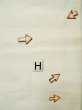 Photo18: L0518N Vintage Japanese Kimono   Off White FUKURO OBI sash Leaf Silk. (18)