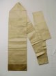 Photo1: L0518S Vintage Japanese Kimono Pale Reddish Ivory NAGOYA OBI sash Stream Silk. (1)
