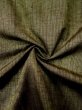 Photo9: L0519A Used Japanese womenGrayish Greenish Beige DOCHUGI outer coat / Silk. Stripes   (Grade B) (9)