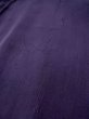 Photo9: L0519G Used Japanese women  Purple MICHIYUKI outer coat / Silk. Line There are hole and other damages.  (Grade D) (9)
