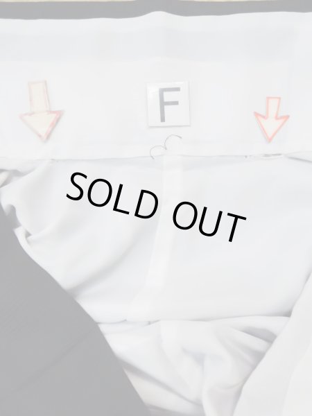 Photo22: L0519O Used Japanese women  Black HOUMONGI formal / Synthetic. Chrysanthemum There are stains all over.  (Grade D) (22)