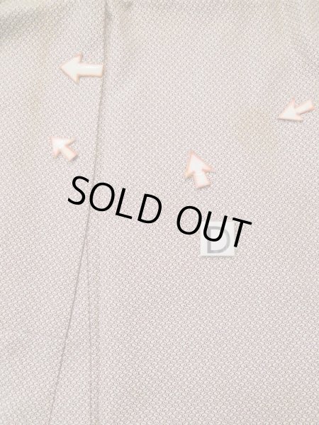 Photo19: L0519P Used Japanese women  Dark Red HOUMONGI formal / Silk. Chrysanthemum,   (Grade D) (19)