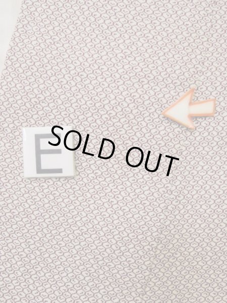 Photo20: L0519P Used Japanese women  Dark Red HOUMONGI formal / Silk. Chrysanthemum,   (Grade D) (20)