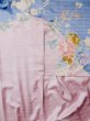 Photo5: L0519Q Used Japanese womenShiny Pale Pink HOUMONGI formal / Silk. Flower,   (Grade D) (5)