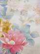 Photo9: L0519Q Used Japanese womenShiny Pale Pink HOUMONGI formal / Silk. Flower,   (Grade D) (9)