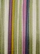 Photo6: L0525F Used Japanese womenGrayish  Multi Color HAORI short jacket / Silk. Stripes There is an impression of use.  (Grade C) (6)