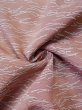 Photo10: L0525K Used Japanese women  Pink HAORI short jacket / Silk. Tetrapod shape pine needle pattern  (Grade B) (10)