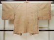 Photo2: L0525R Used Japanese womenReddish  Beige HAORI short jacket / Mixed. Dot,   (Grade C) (2)