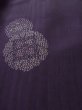 Photo10: L0525T Used Japanese womenDark  Purple HAORI short jacket / Silk. Dot,   (Grade D) (10)