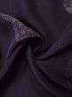 Photo11: L0525T Used Japanese womenDark  Purple HAORI short jacket / Silk. Dot,   (Grade D) (11)