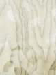 Photo7: L0526H Used Japanese womenPale Light Gray HAORI short jacket / Silk. Leaf,   (Grade C) (7)