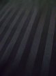 Photo8: L0526J Used Japanese women  Black HAORI short jacket / Silk. Stripes   (Grade B) (8)