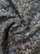 Photo9: Mint L0616E Used Japanese women  Black HAORI short jacket / Synthetic. Camellia   (Grade A) (9)