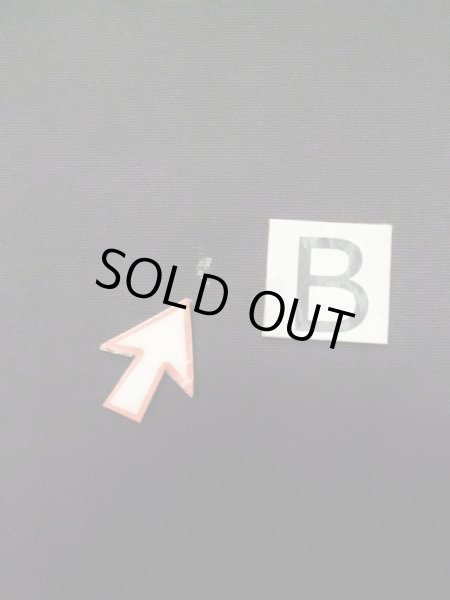 Photo26: L0616U Used Japanese men  Black HAORI short jacket / Silk.    (Grade B) (26)