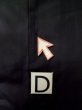 Photo13: L0616V Used Japanese men  Black HAORI short jacket / Silk.    (Grade D) (13)