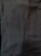 Photo11: L0616W Used Japanese men Brownish Black HAORI short jacket / Silk.    (Grade C) (11)